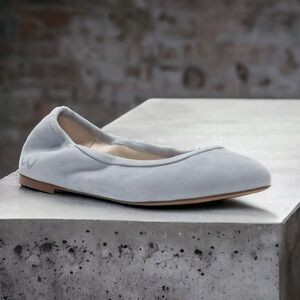 Sam Edelman Fritz Cloud Blue Kid Suede Ballet Flats Size 7